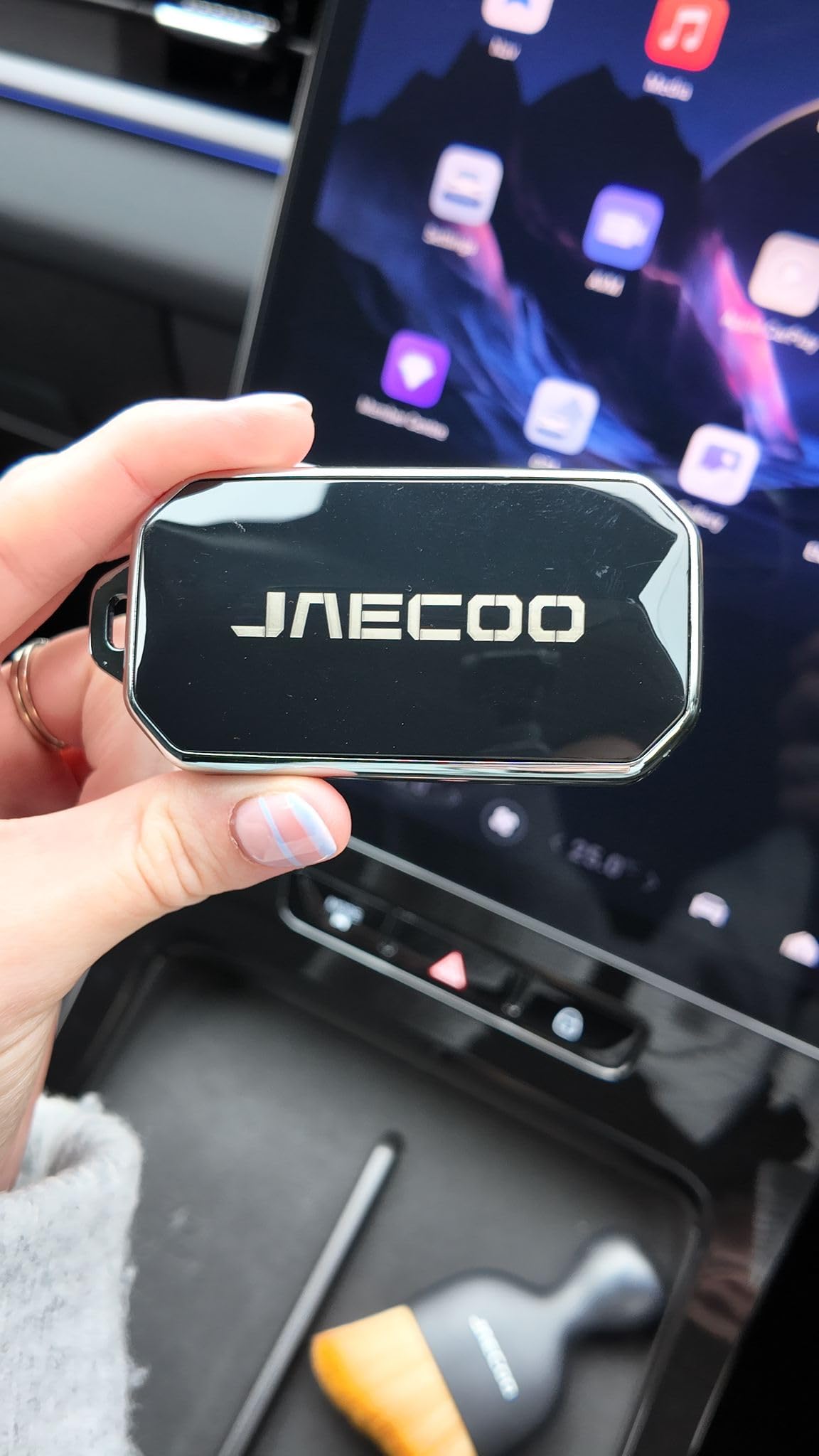 Key Fob Cover For Jaecoo 5 J5 EV Petrol Key Fob Holder 4 Button Soft Protective Case for Full Protection - 5