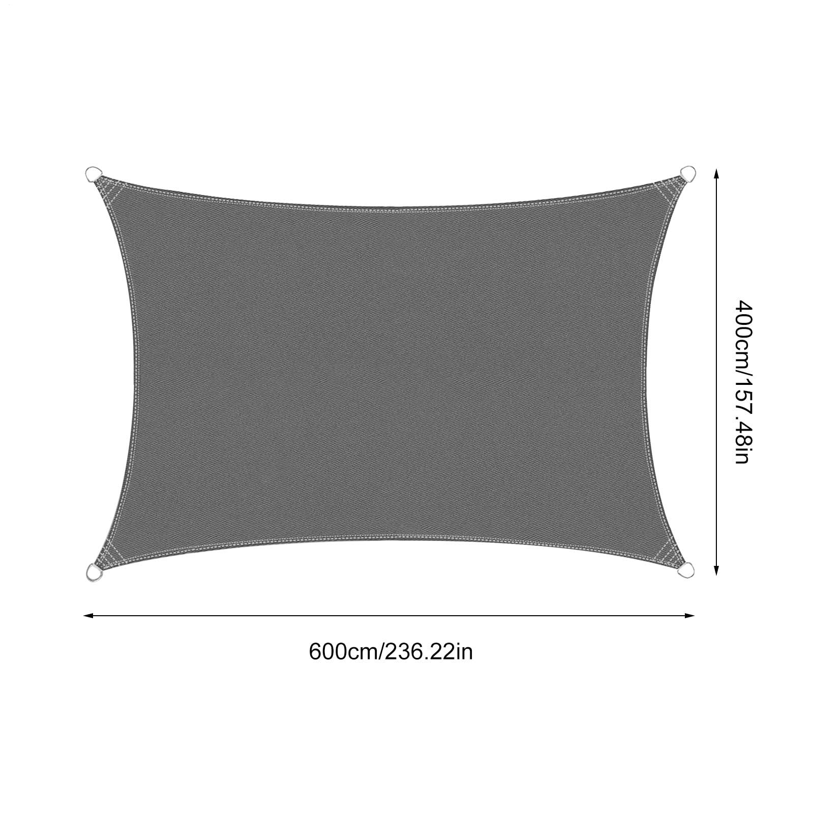 Vela de sombra impermeable para el sol | Ajustable Con Protección UV Sombra Cubierta - de sombra especial para terrazas,Para reuniones familiares Terraza Barbacoa Fiesta Al aire libre Mochilero