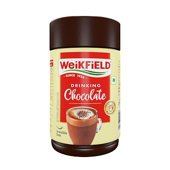 Weikfield مسحوق شوكولاتة للشرب | مصنوع من أفضل حبوب الكاكاو | 200Gm 7.1 Oz