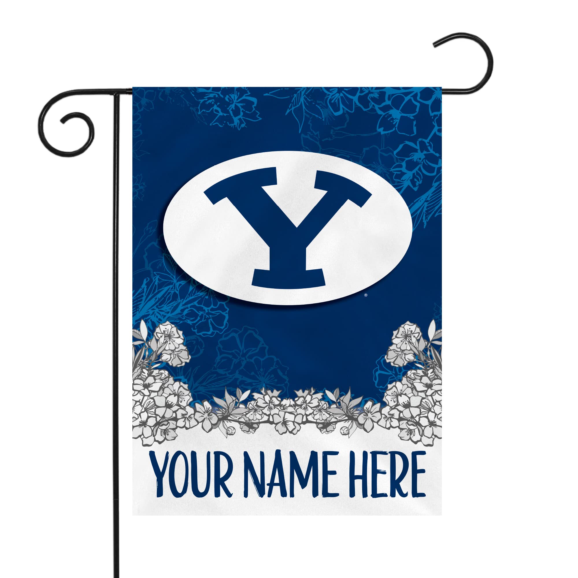 Rico Industries NCAA Standard/Primary Personalized Garden Flag