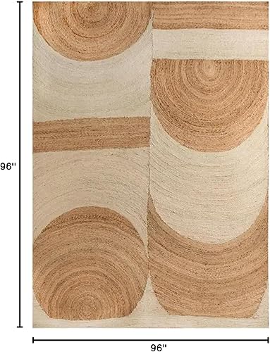 Vista 21 de Collection - Alfombra de pasillo de yute indio de 3 x 10 pies, alfombra de pasillo de cocina, pasillo, corredor de interior, alfombra de bienvenida