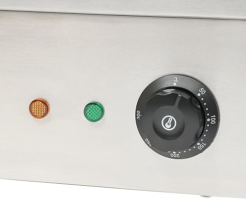 Miniatura 7 de Plancha comercial, 110 V, 3000 W, para restaurante comercial, parrilla eléctrica, placa de cocina combinada con control termostático ajustable