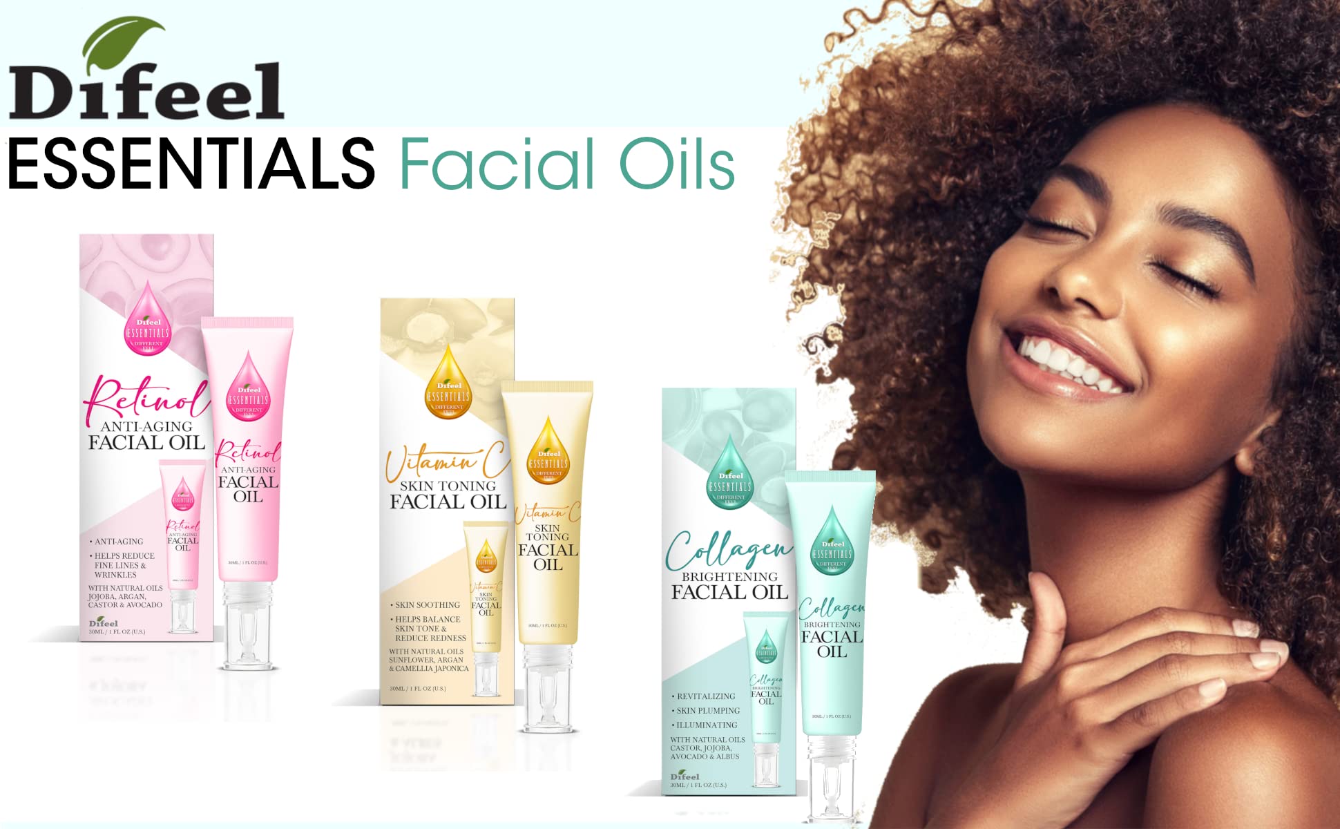 Difeel Essentials Collagen Brightening Yüz Yağı 30ML