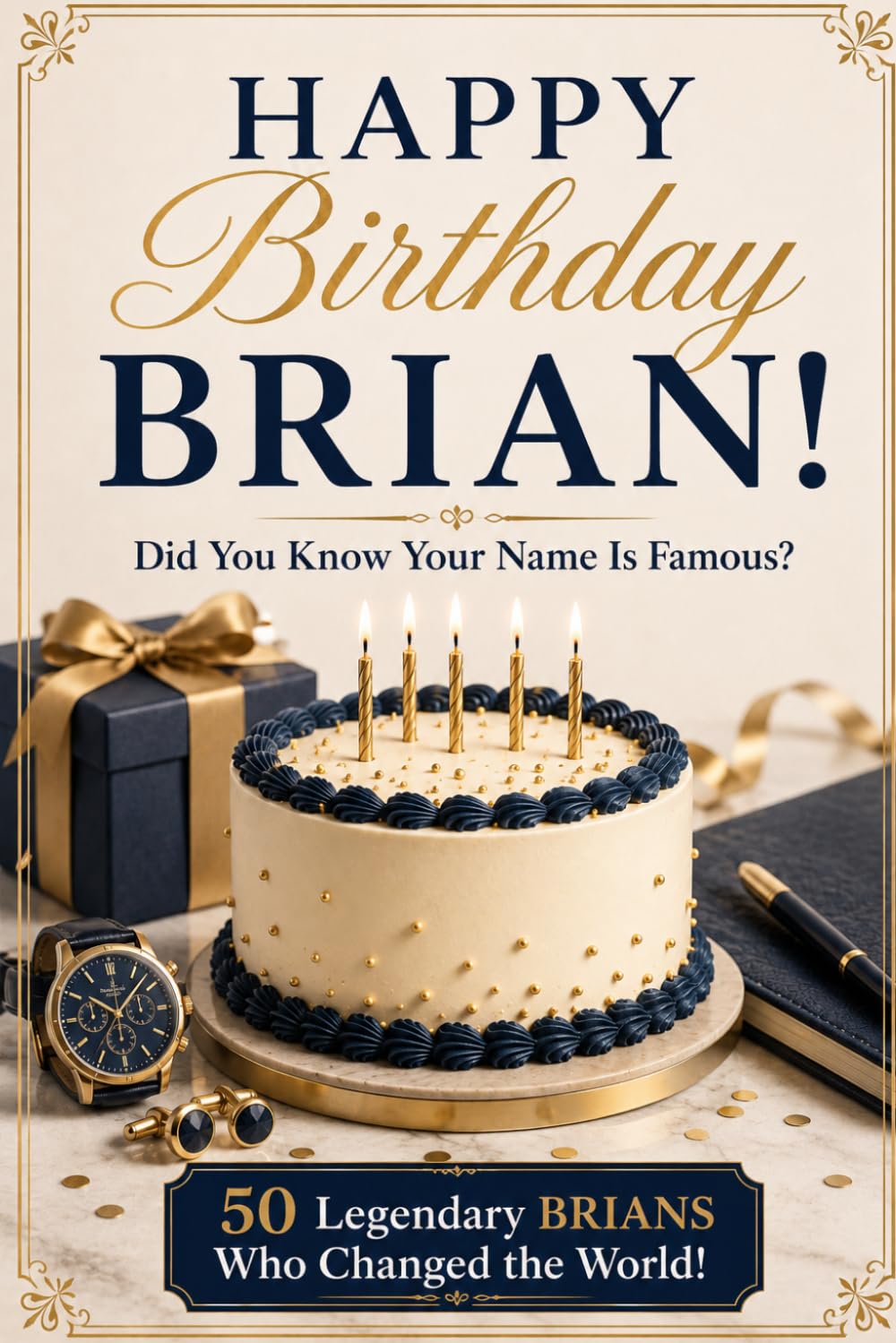 Happy Birthday, BRIAN! Did You Know Your Name Is Famous?: 50 Legendary Brians Who Changed the World