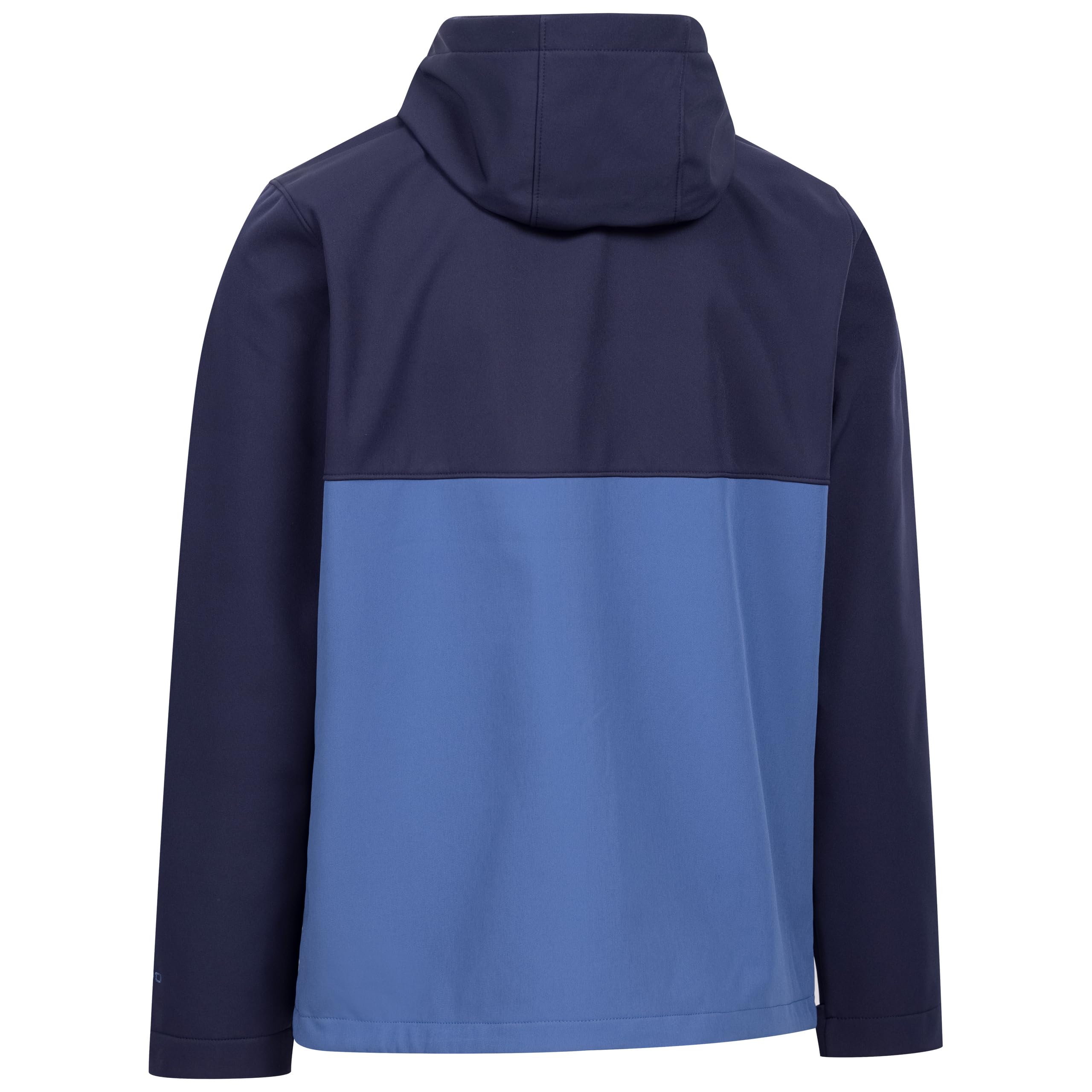 DLX Flanagan - Giacca softshell da uomo, in poliestere riciclato, traspirante, ecologico, cappuccio regolabile, cerniere idrorepellenti, coulisse sull'orlo con regolazione, polsini regolabili