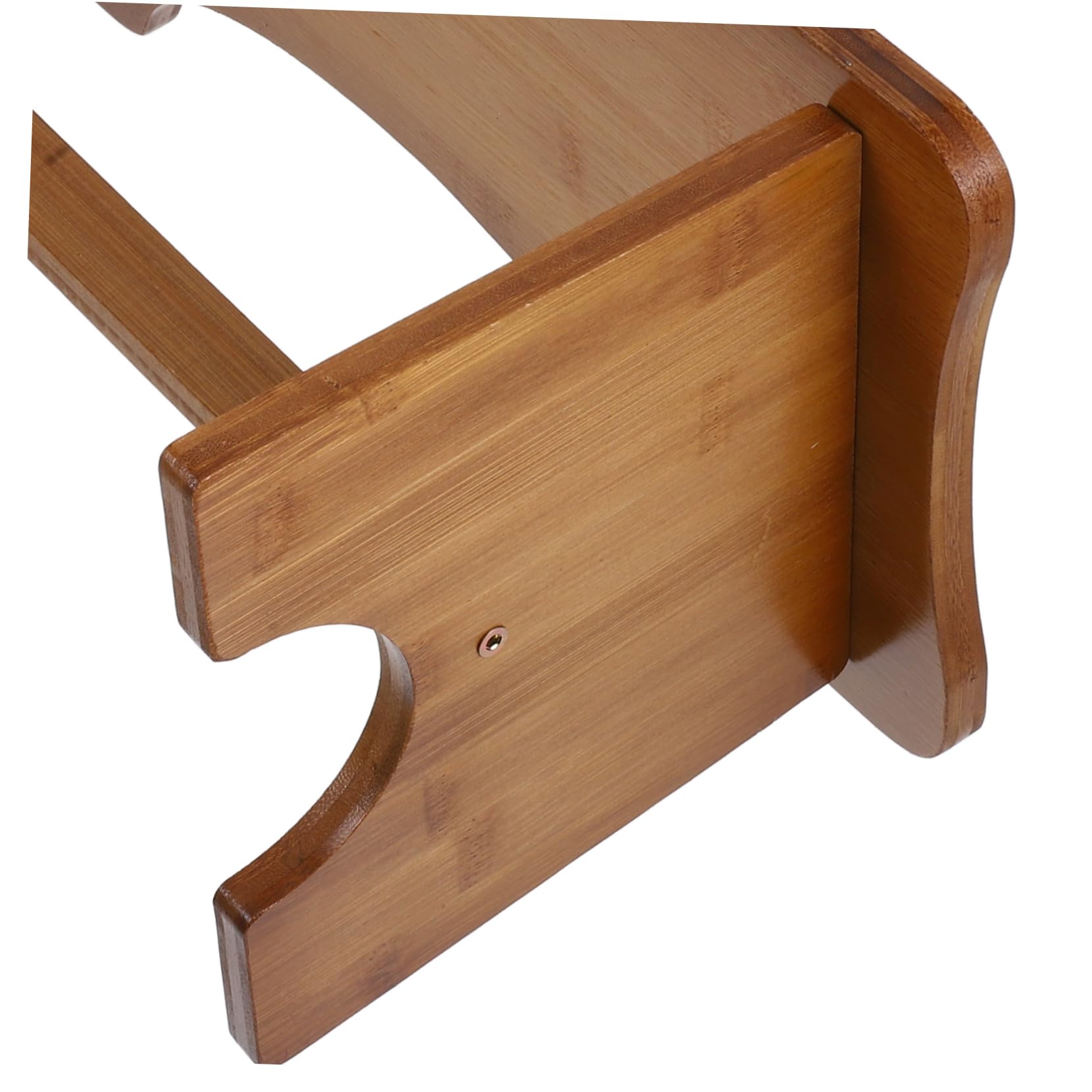 TOYANDONA Sgabello Da Bagno in Legno Massello Poggiapiedi Stabile Per Adulti e Struttura Naturale Per Uso in Bagno