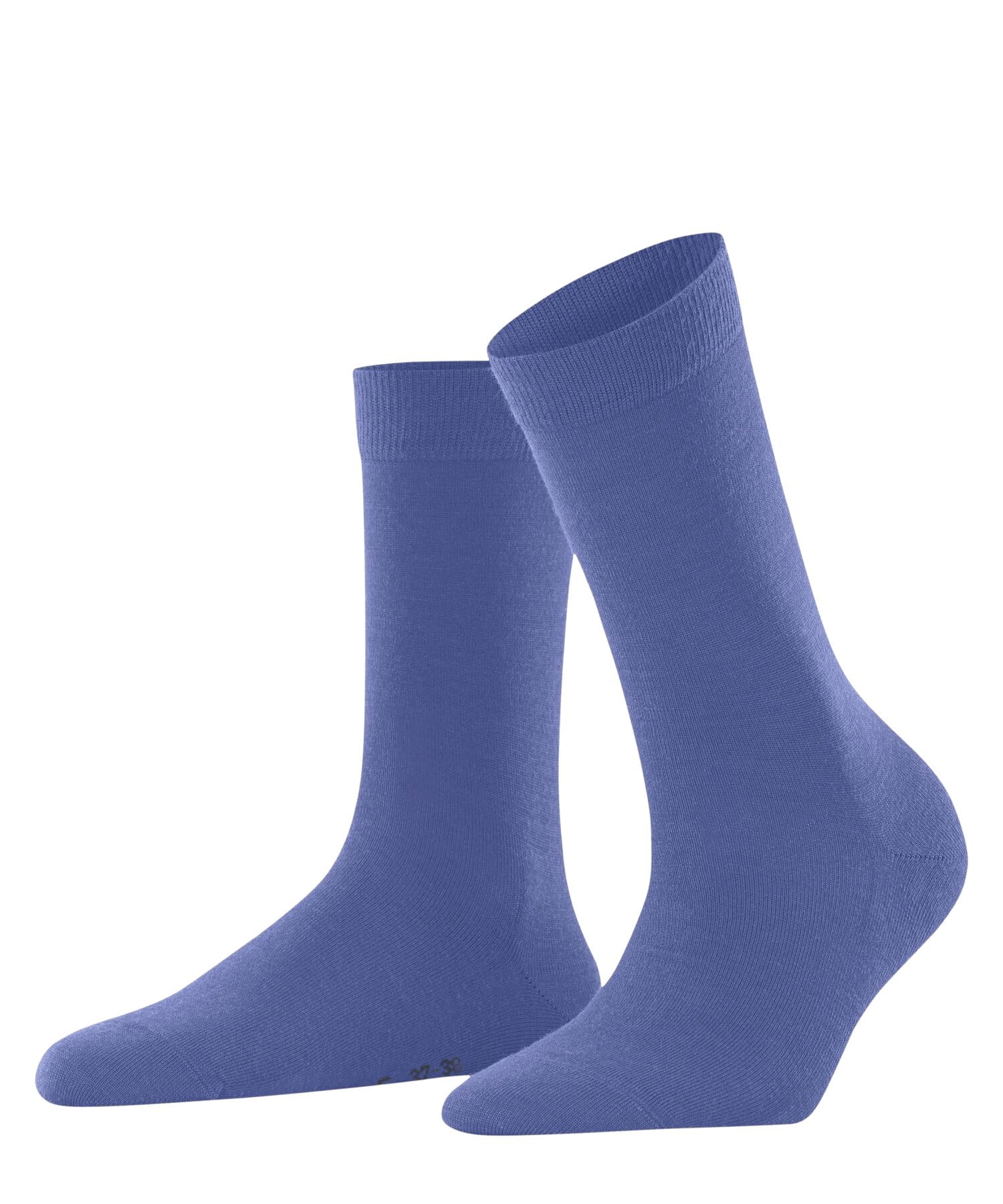 FALKE Women's Softmerino W So Wool Cotton Plain 1 Pair Socks, Blue Water 6550, 2.5-3.5