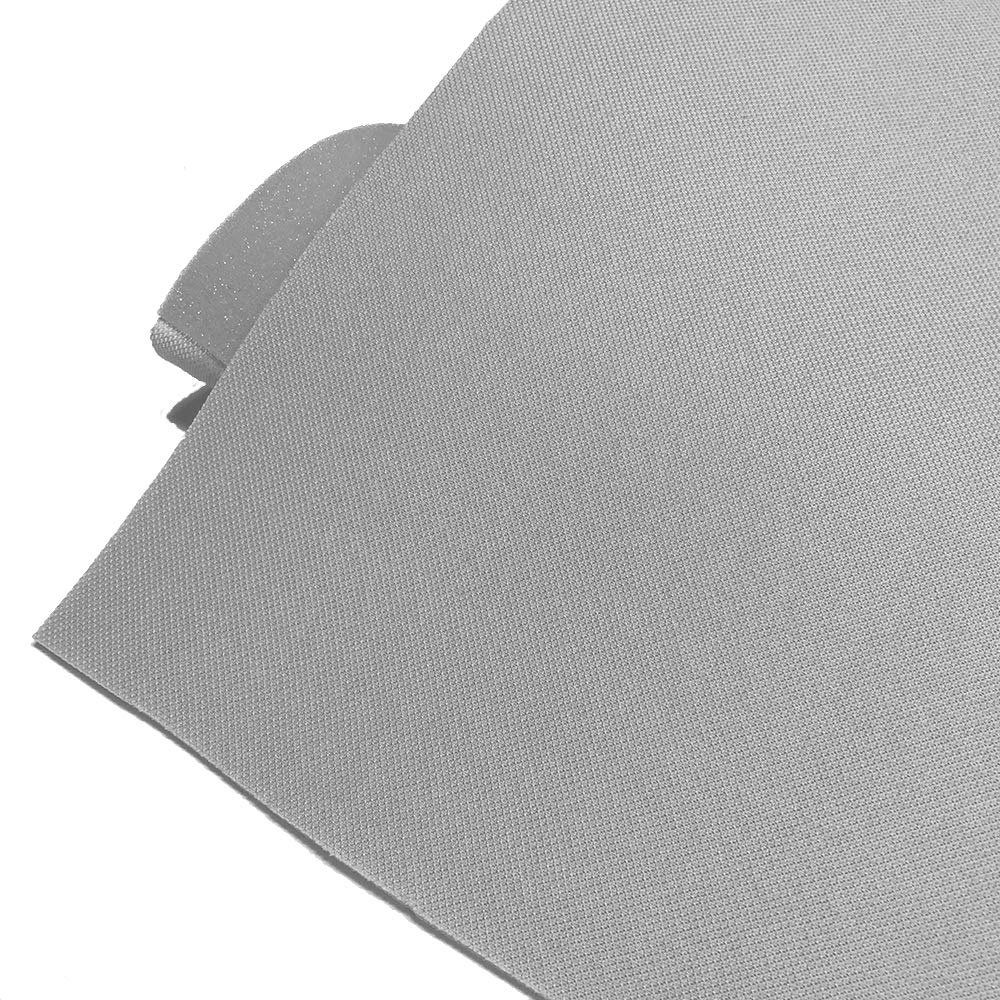 Stoff-Set Himmel Auto Hellgrau mit Wabenmuster kompatibel mit Golf/Audi + Kleber für hohe Temperatur + Pinsel Gratis (2,5 x 1,50 Stoff)