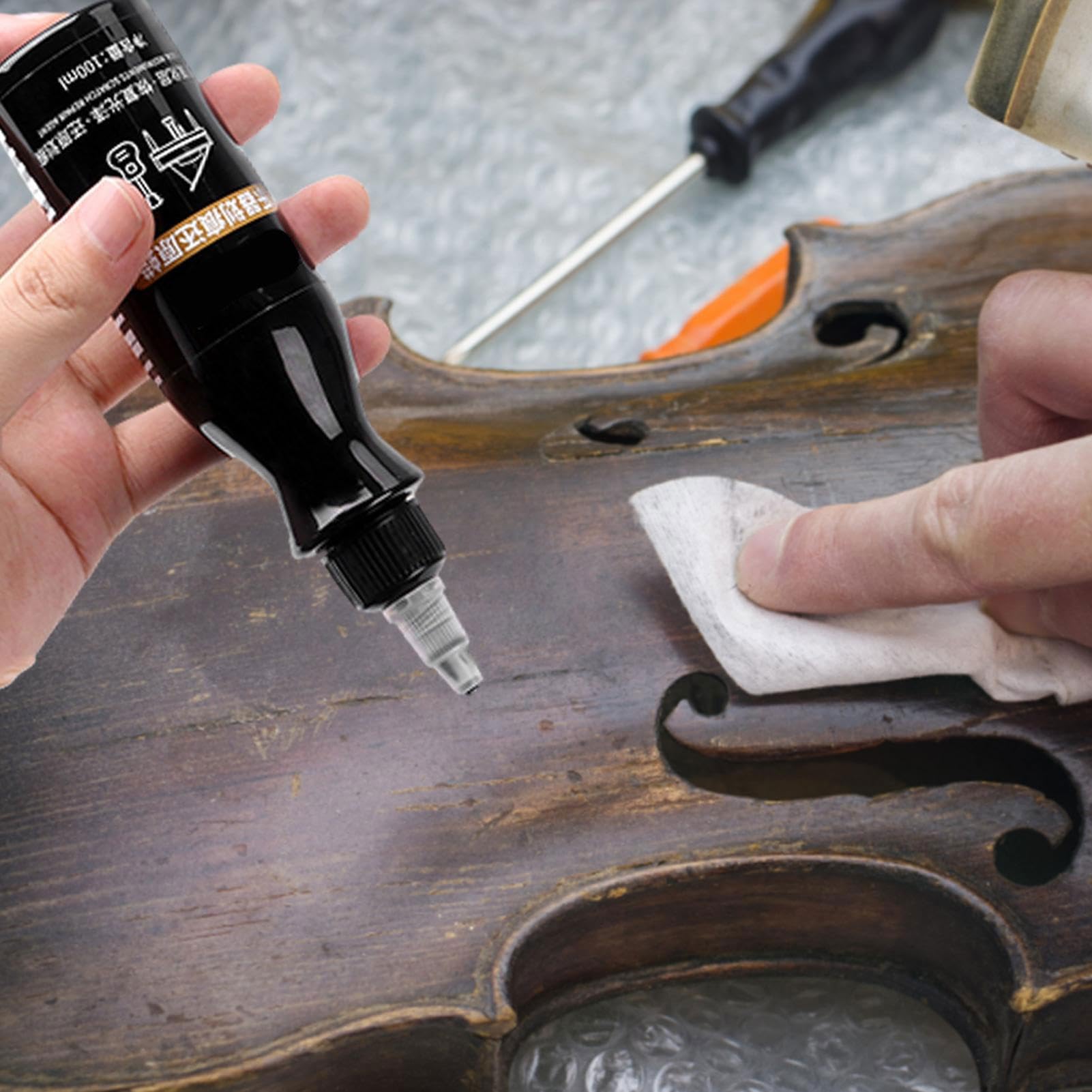 Restaurateur de peintures pour piano – Supprime les rayures et les tourbillons, restauration des bois polis pour piano | Répare Revitalise la finition du piano élimine les signes des rayures