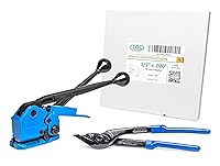 Vista 17 de IDL Packaging PRO - Kit de flejado de acero de 3/4 pulgadas x 600 pies, resistencia a la rotura de 1700 libras, con innovadora herramienta