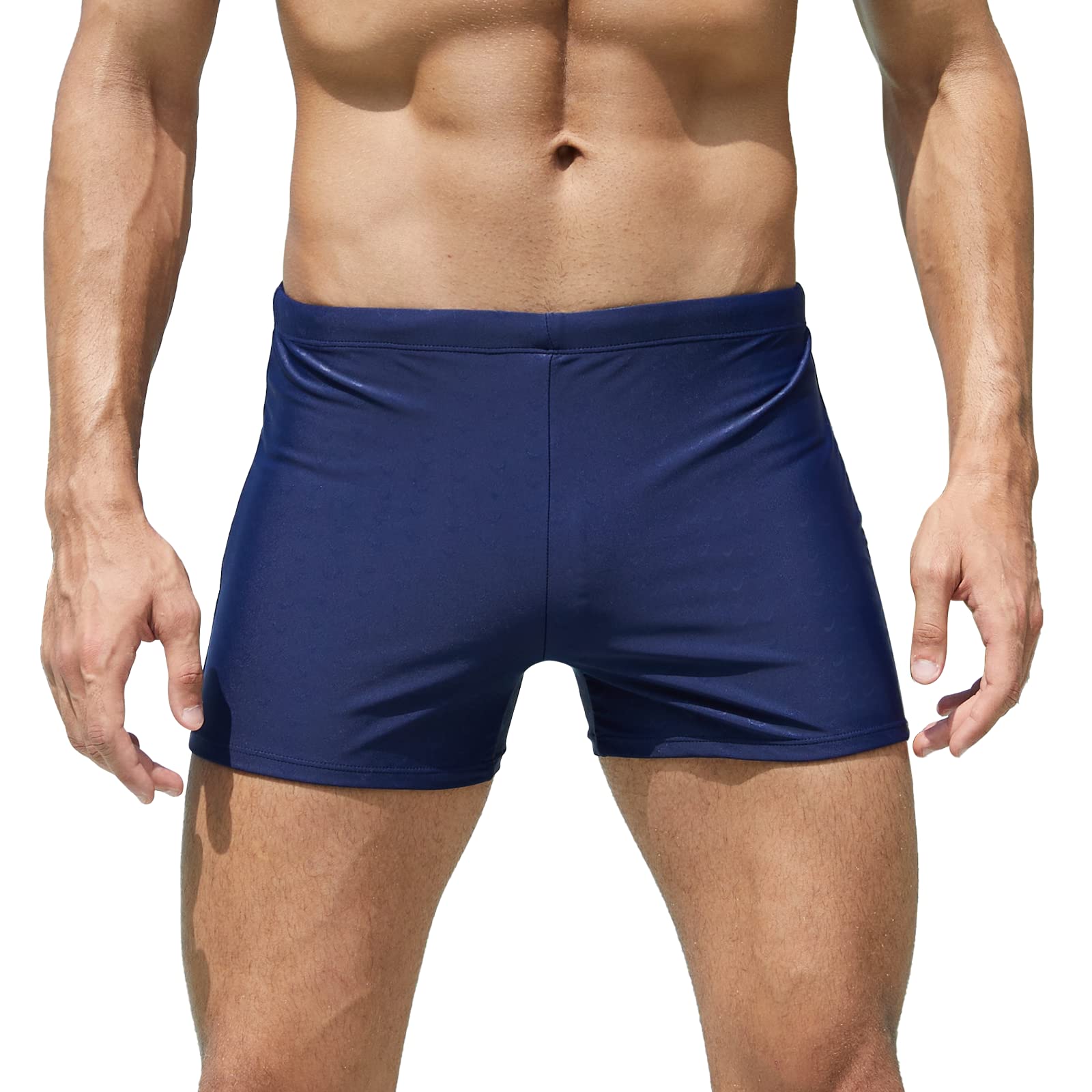 Arcweg Badehose Herren Eng Kurz Badeshorts mit Tunnelzug Schwimmhose Peinlichkeit Vermeidendes Pad Wassersport Kurze Hose UV Schutz Jungen Schwimmwear