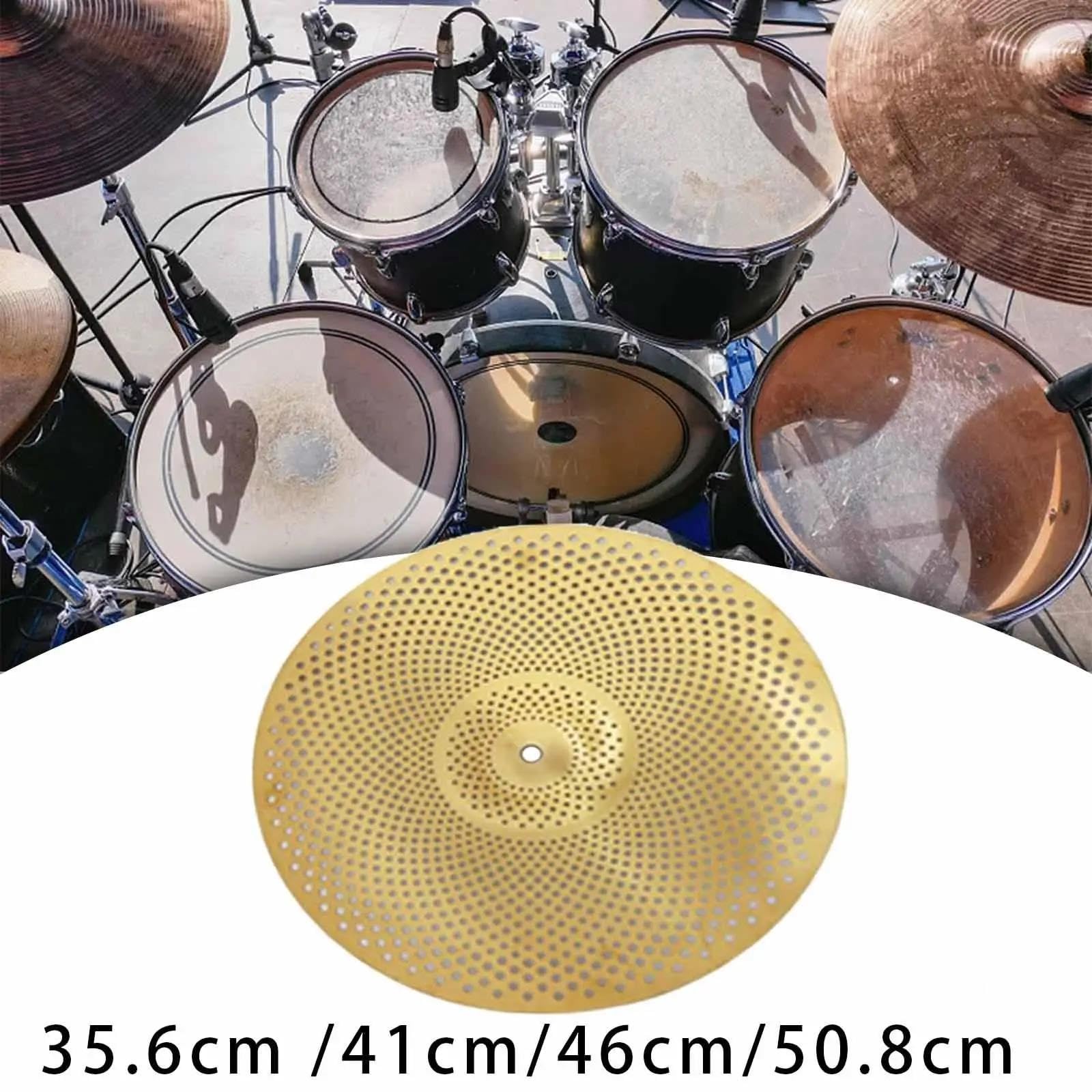 Talerze Hi Hat Talerz Ćwiczeniowy Do Perkusji O Niskiej Głośności(20inch)
