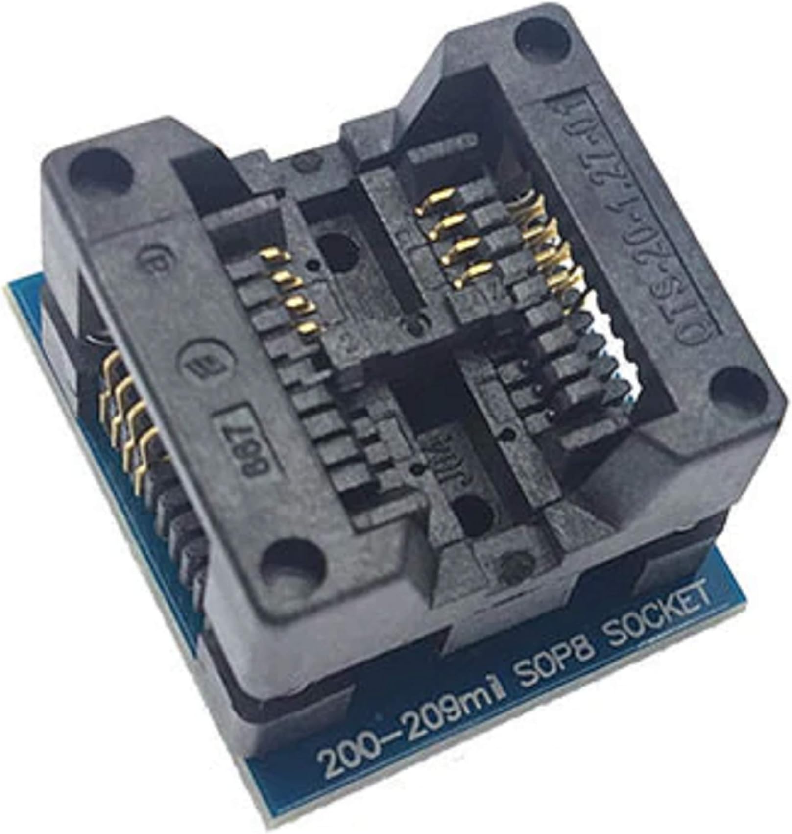 DHRUVPRO 1-Pcs SOP20 to DIP20 SOP20 turn DIP20 also support Wide SOP8 Programmer adapter Socket (SOP8-200-209-mil)