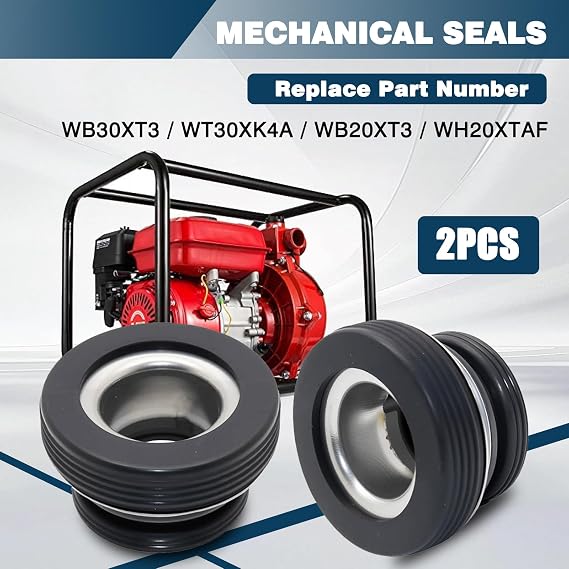 2Pack Mechanical Seals 781238 for Honda 2 3 Gas Semi-Trash Water Pump Etc