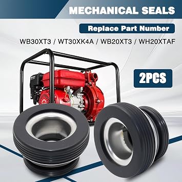 2Pack Mechanical Seals 781238 for Honda 2 3 Gas Semi-Trash Water Pump Etc
