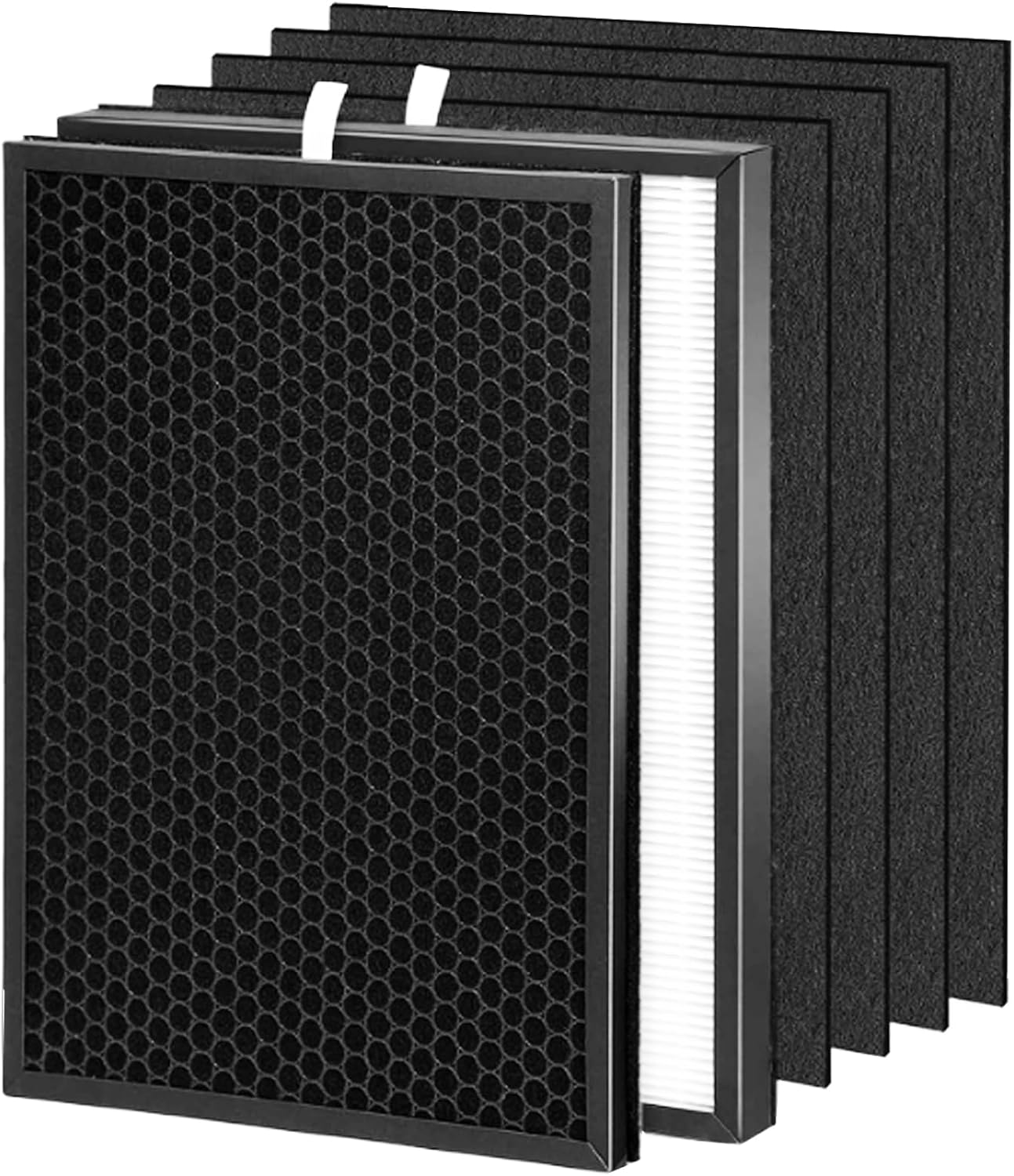 OV200 Filter For Oransi OV200 Air Purifier Part RF200, Include 1 pack True HEPA Filter 1 pack Activated Carbon Filter and 4 pack Pre-Filter