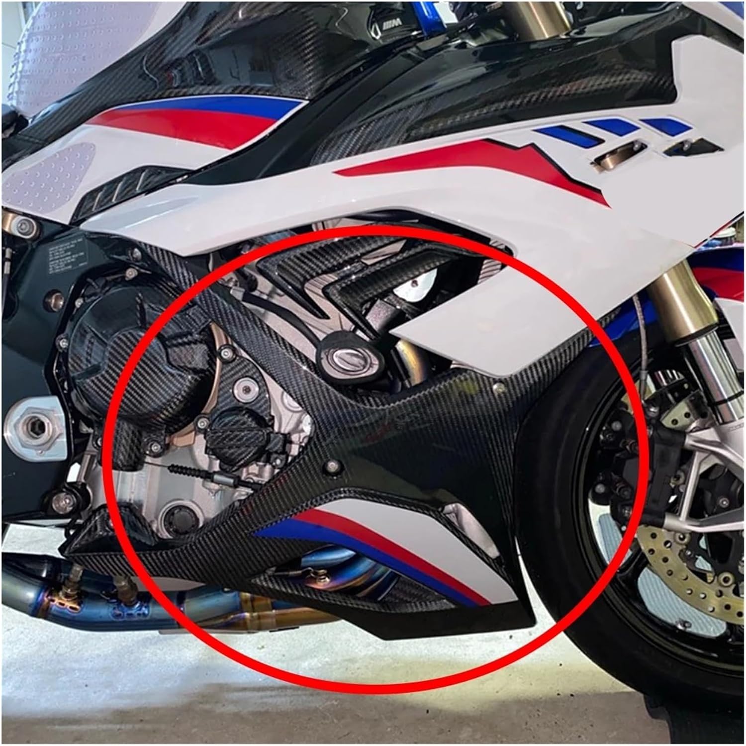 BMWと互換性あり S1000RR M1000RR 2019+と互換性あり 下側フェア