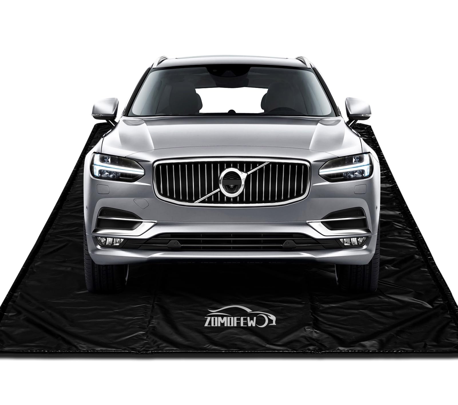 Garage Car Mat, 7'9" x 18' Non-Slip Garage Floor Mat, Heavy Duty Waterproof Containment Mat for Snow Ice Water and Mud