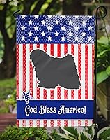 Vista 476 de Caroline's Treasures BB4243GF Bandera de jardín con texto en inglés «Merry Christmas» con texto en inglés «Merry Christmas», bandera decorativa