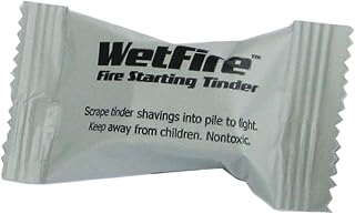 UST WetFire Tinder with Lightweight, Compact Design, Individual Packaging and 5 Year Shelf Life for Hiking, Backpacking, Camping and Outdoor Survival