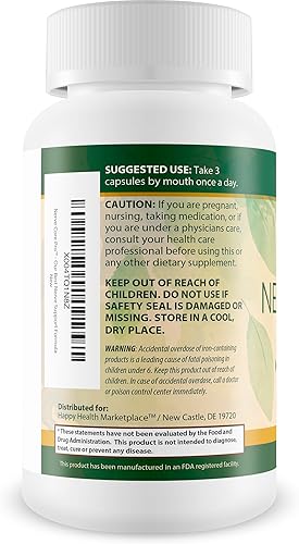 Miniatura 3 de Nerve Core Pro - Nuestro mejor suplemento de reparación de nervios de melena de león con vitamina B12 - Suplemento de reparación de daños del