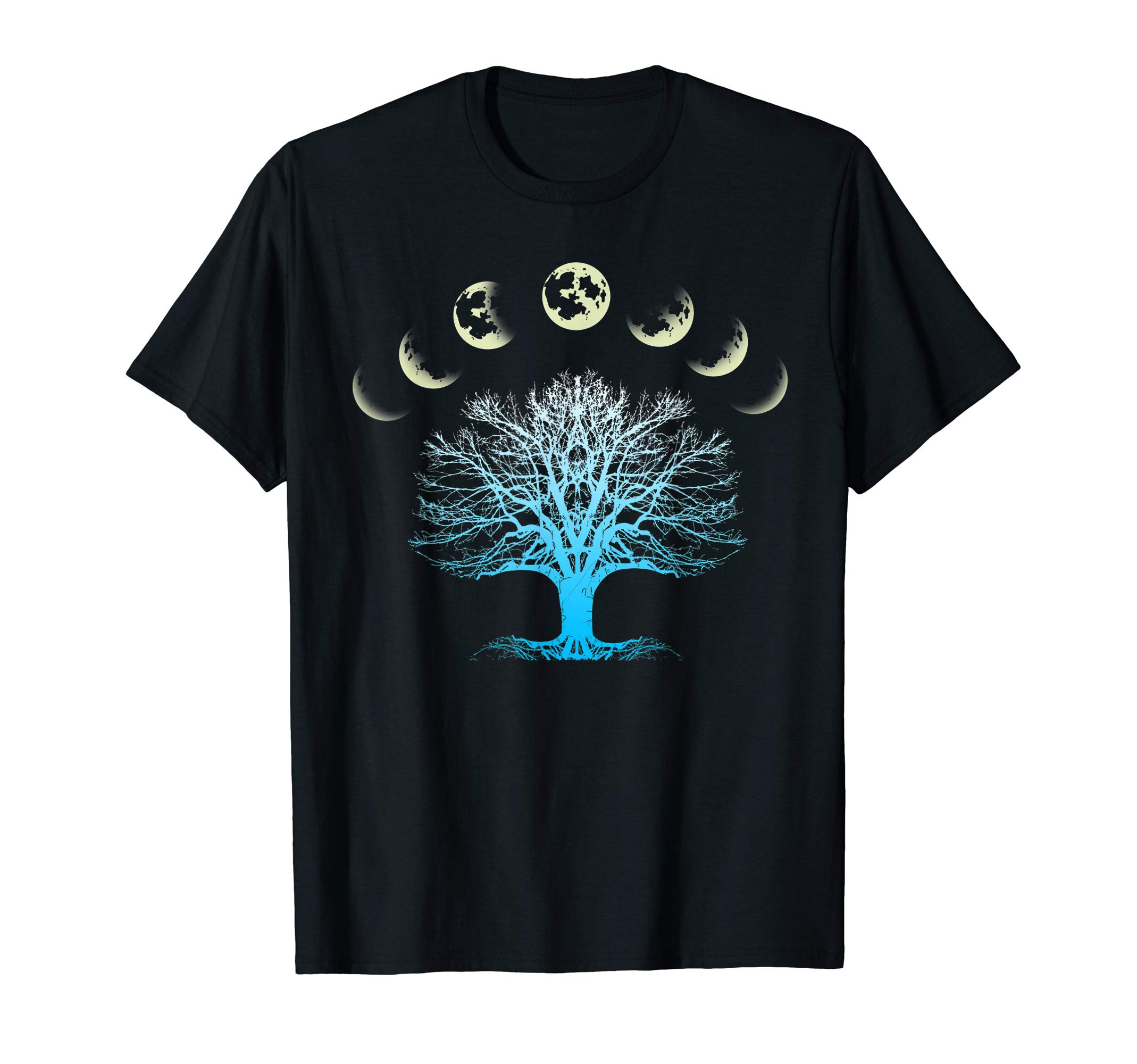 Esoteric SMMBYVTree Of Life Spiritual Shirt Moonphases for Yoga T-ShirtOEKO-TEX STANDARD 100