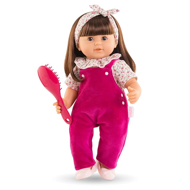 Corolle - Mi Primer pupon, Julie - Rosa Granadina, 36 cm, a Partir de 2 años, 9000130550