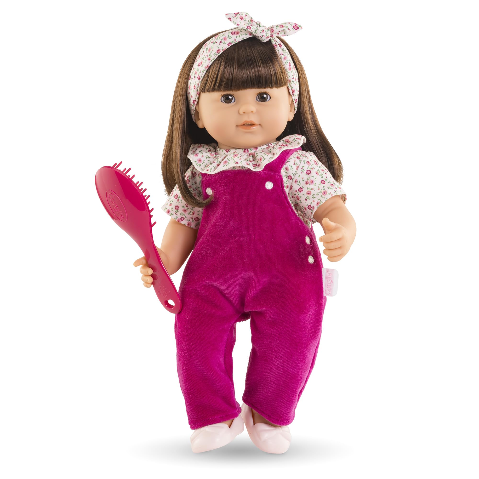Corolle - Mon Grand Poupon, Julie - Rose Grenadine, 36 cm, dès 2 Ans, 9000130550