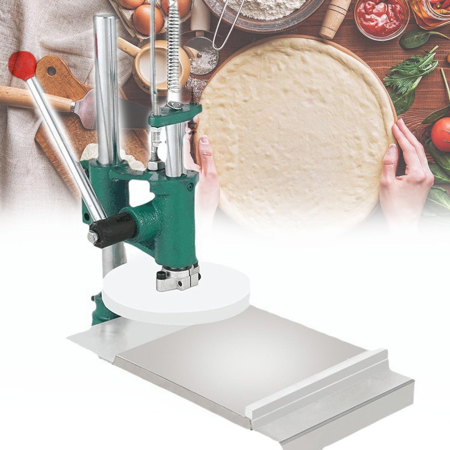 Espátula manual para pasta de uso doméstico, para repostería y pizza.