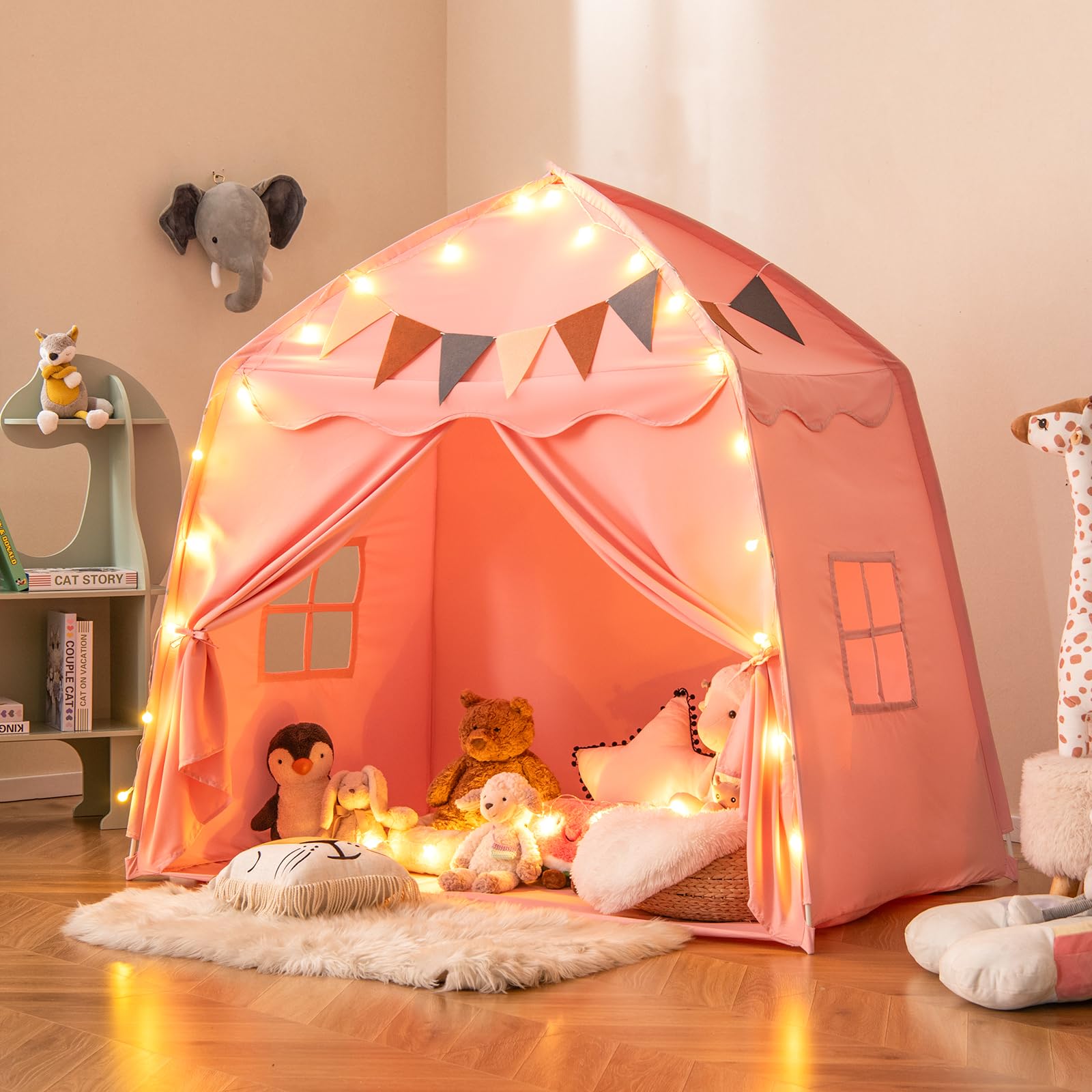 Tipi tent, kindertent voor binnen en voor buiten, tipi, kindertent