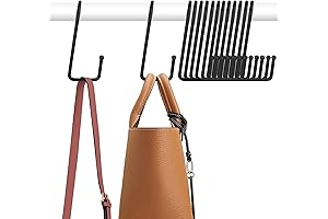 ZEDODIER 15 Pack S Hooks for Closet, Black: Your Space-Saving Closet Organizer