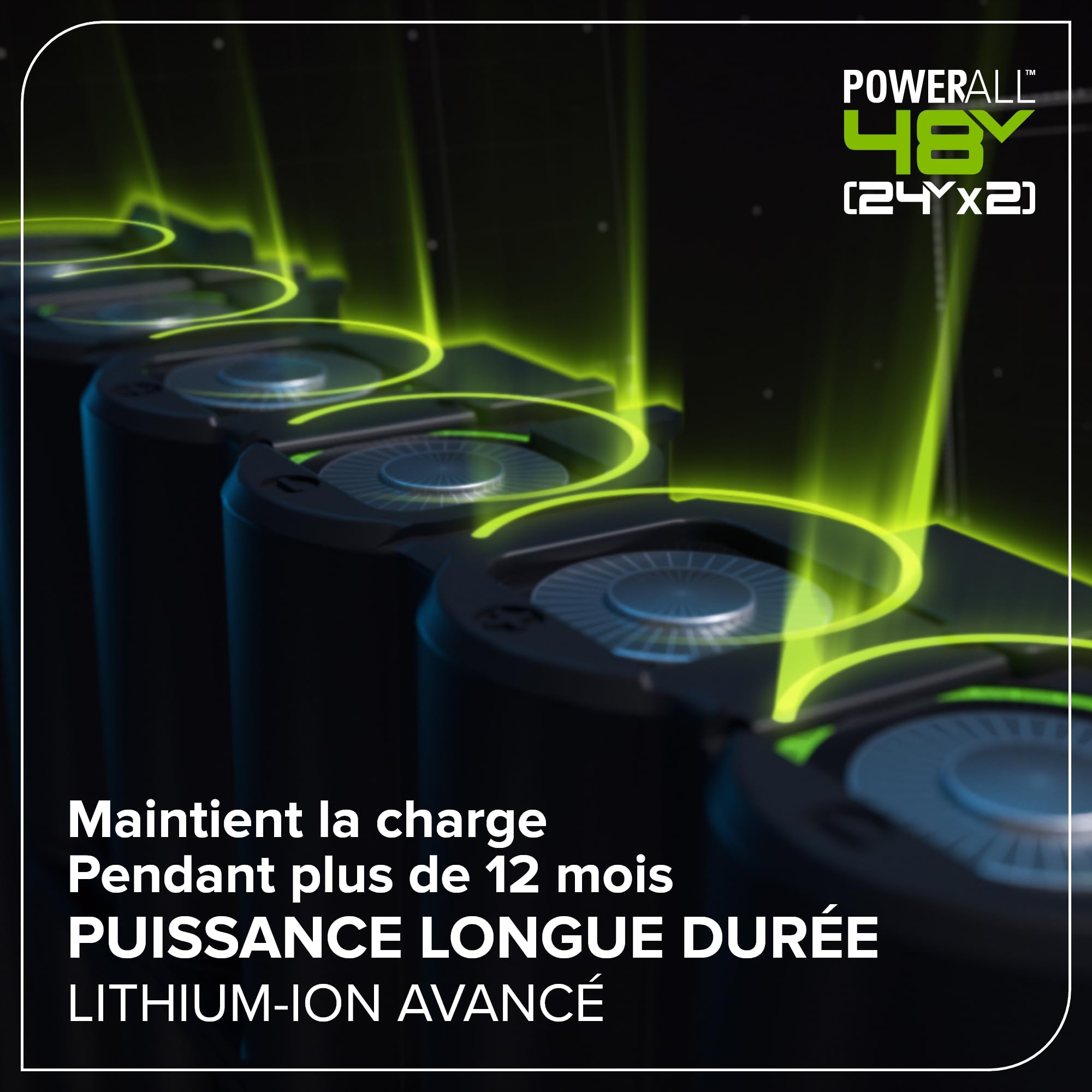 Greenworks 48V (24V x 2) Tondeuse Gazon sans Fil avec Moteur sans Brosse, Largeur de Coupe 35 cm, Sac de 40L,Tondeuse Electrique Gazon Inclus Batterie 24V 4Ah et Chargeur, Garantie 3 Ans-MO48L421-01