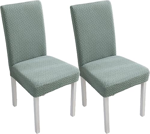 Miniatura 1 de Juego de fundas para sillas de comedor, fundas elásticas para sillas de comedor, fundas de asiento para sillas Parsons, fundas para sillas de