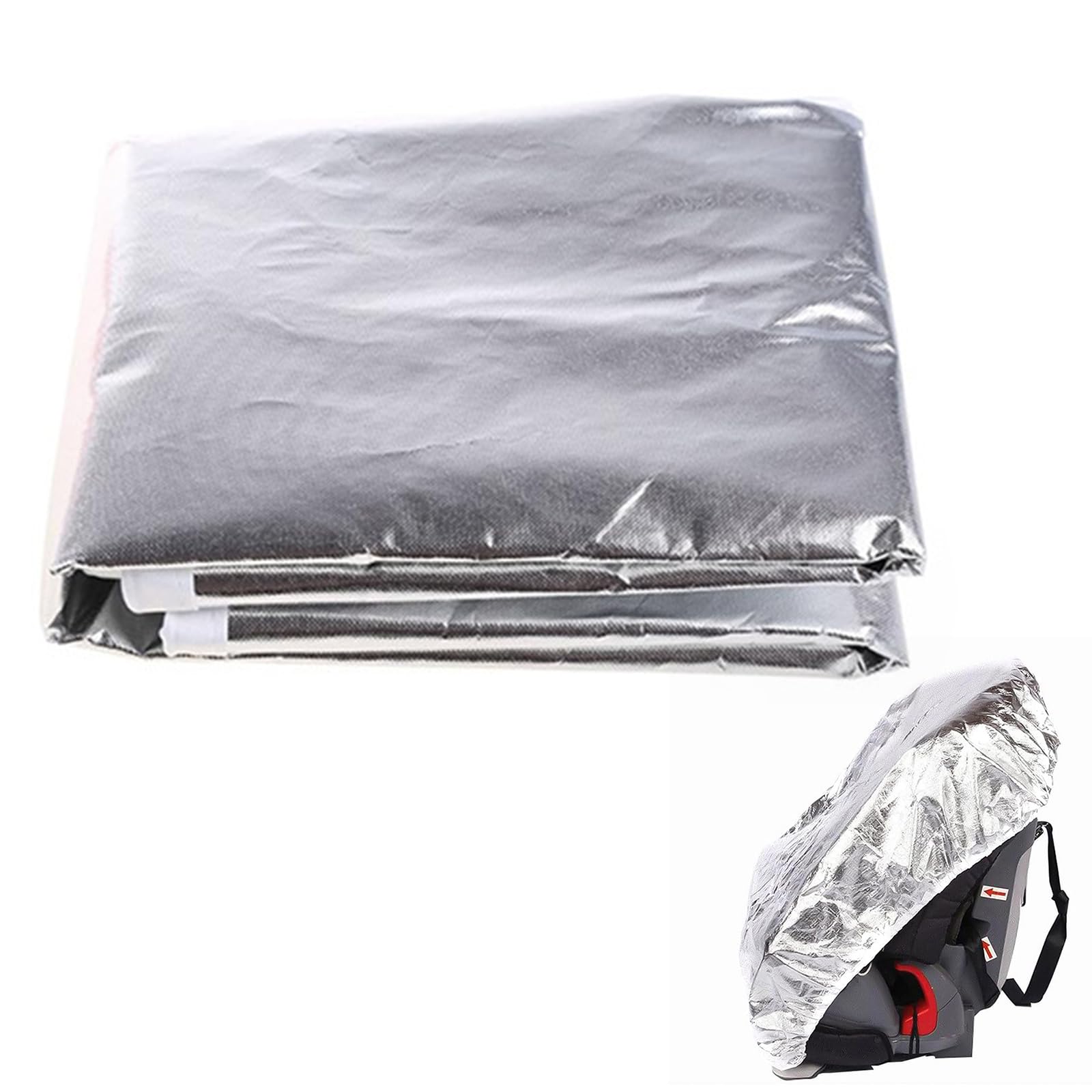 Protector silla coche para silla Anti UV,Parasol Coche Bebe Silla Ajustable,Protector Termico Universal, Protección Solar, Resistente al Polvo, Protección Contra la Lluvia