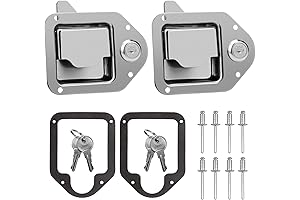 BAUMFEUER Truck Tool Box Latch Replacement Stainless Steel Toolbox Paddle Lock Replacement...