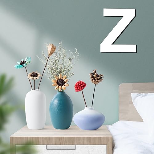 Miniatura 5 de Letra Z de madera de 12 pulgadas, letra Z de 14 de pulgada de grosor, grande de madera sin terminar para manualidades, decoración de pared del hogar