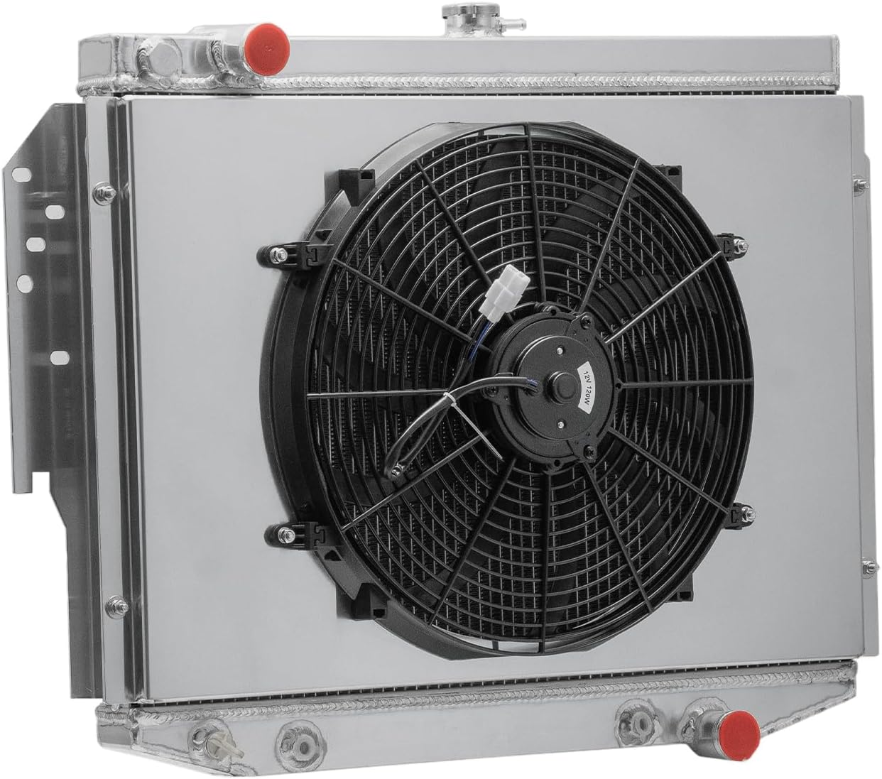 3 Row Core Aluminum Radiator For 1976-1989 Dodge Aspen Plymouth Volare Chrysler LeBaron CU500 Radiador Automotive Replacement Radiators Shroud Fan