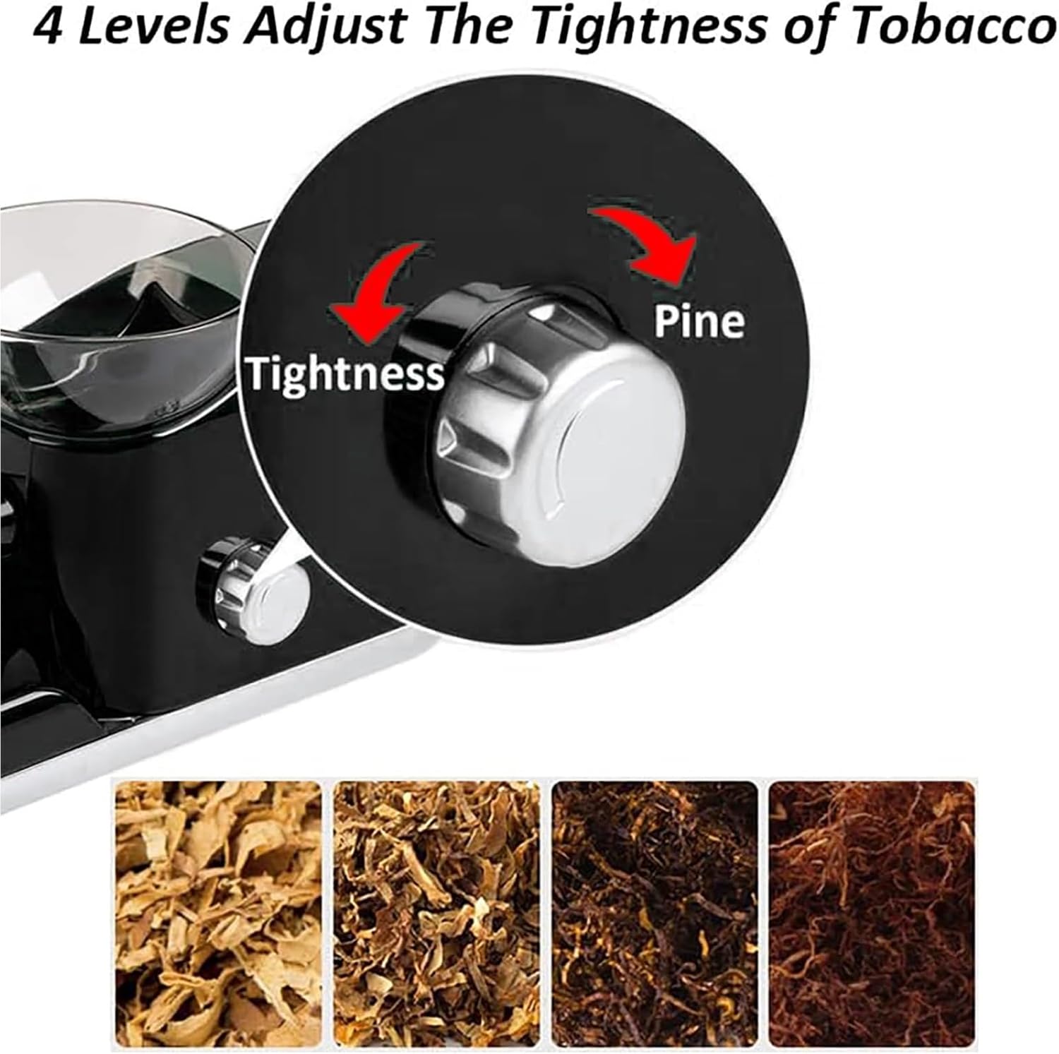 Za Machine, Za Rolling Machine, Cigarette Rolling Machine Electric, Electric Cigarette Rolling Machine(Black)