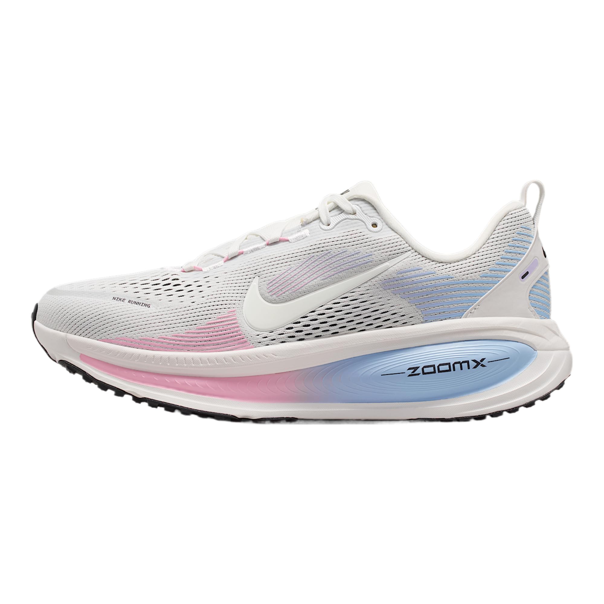 Vomero 18 Women's Road Running Shoes (Summit White/Medium Soft Pink/Metallic Silver/Summit White)