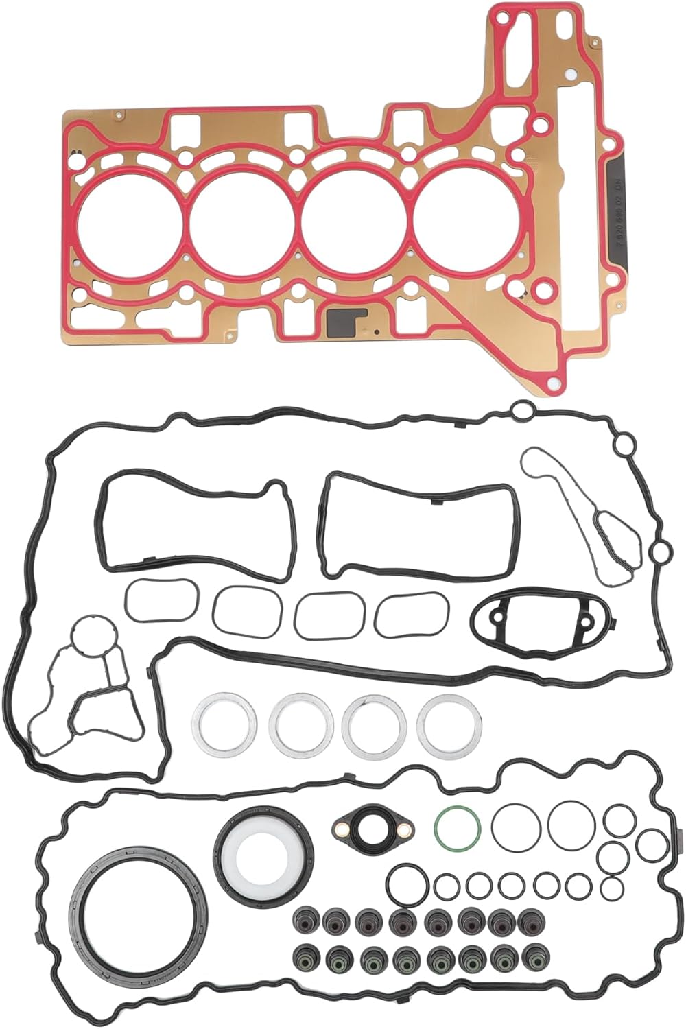 N20B20A 52443600 HS55078 Cylinder Head Gasket Set 11128676519 11127588418 Compatible with BMW 125i 220i 225i 228i 320i 328i 428i 520Li 525Li 528i X1 X3 X4 Z4 2.0L