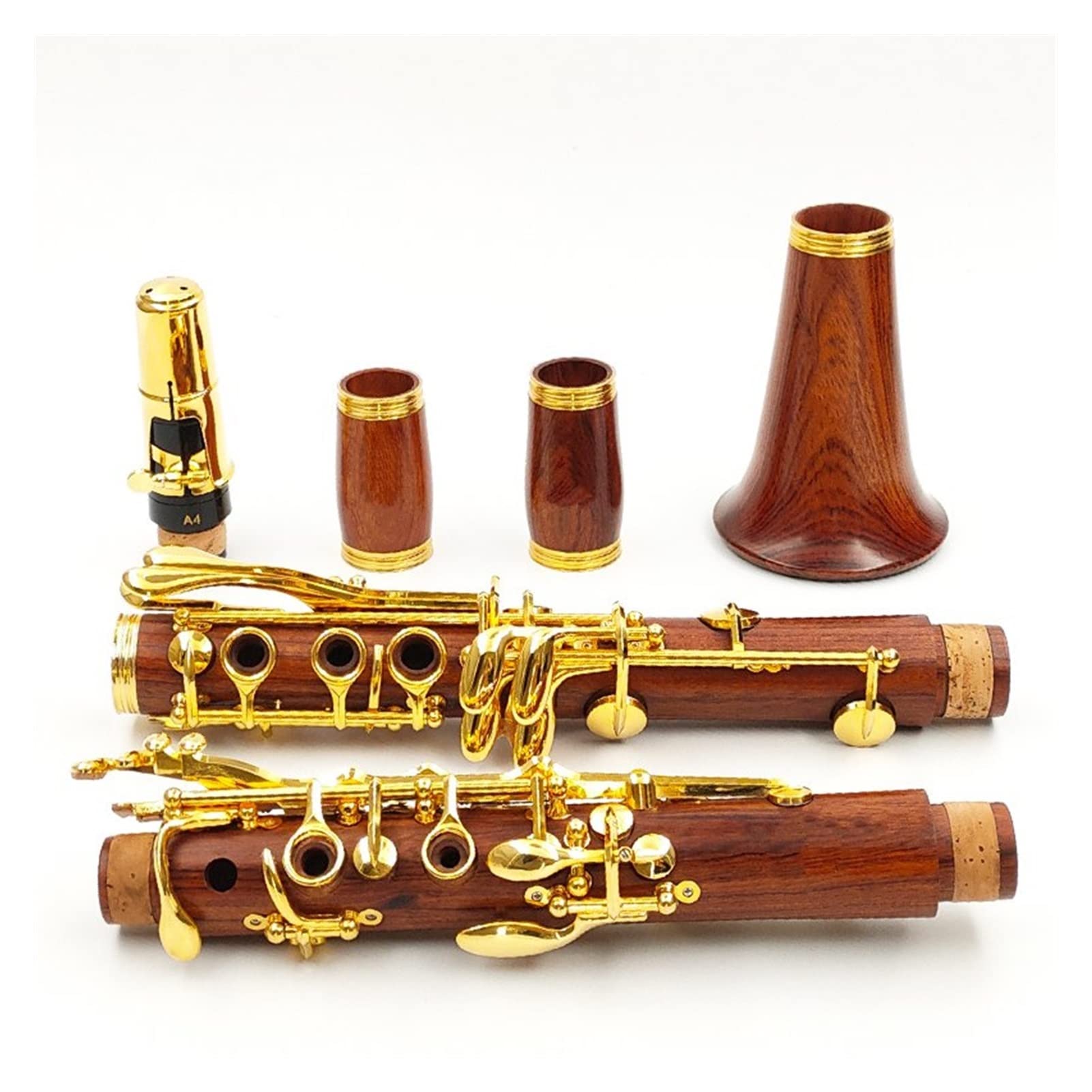 Amazon.co.jp: 木材プロのクラリネットローズウッドBBゴールドメッキ