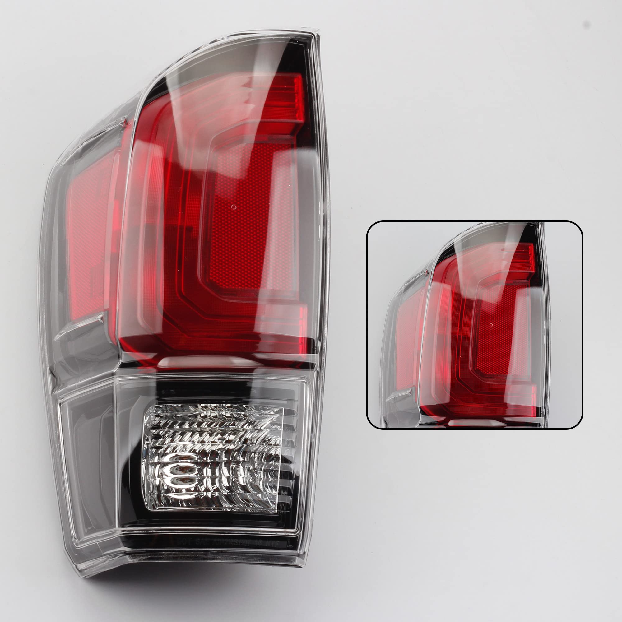 Dasbecan Right Tail Light Housing with Lens Compatible with Toyota Tacoma 2016 2017 2018 2019 OEM # 81550-04170 TO2801203 Tail Lamps