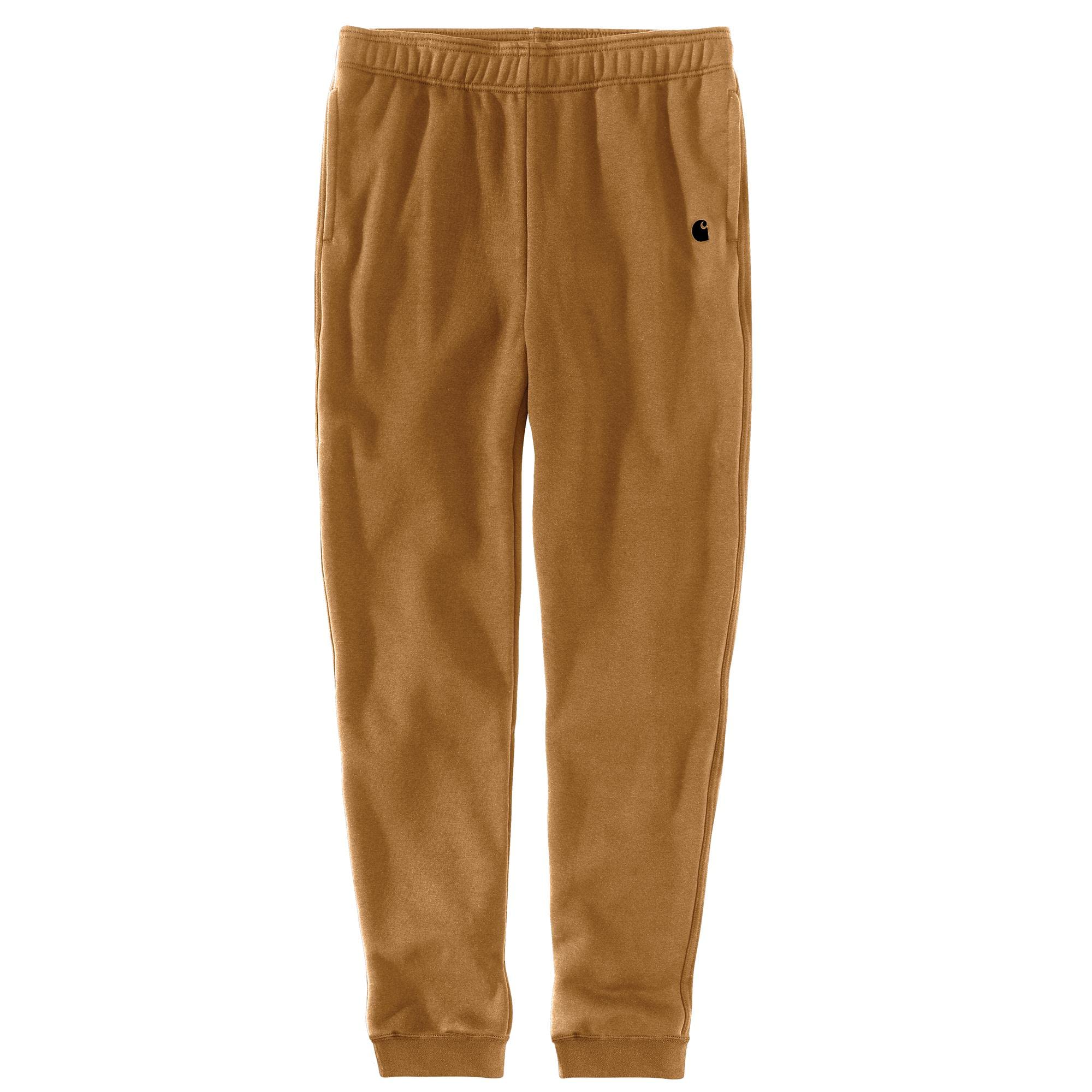 Carhartt Men's Relaxed Fit Midweight Tapered Sweatpant, Carhartt® Brown, L