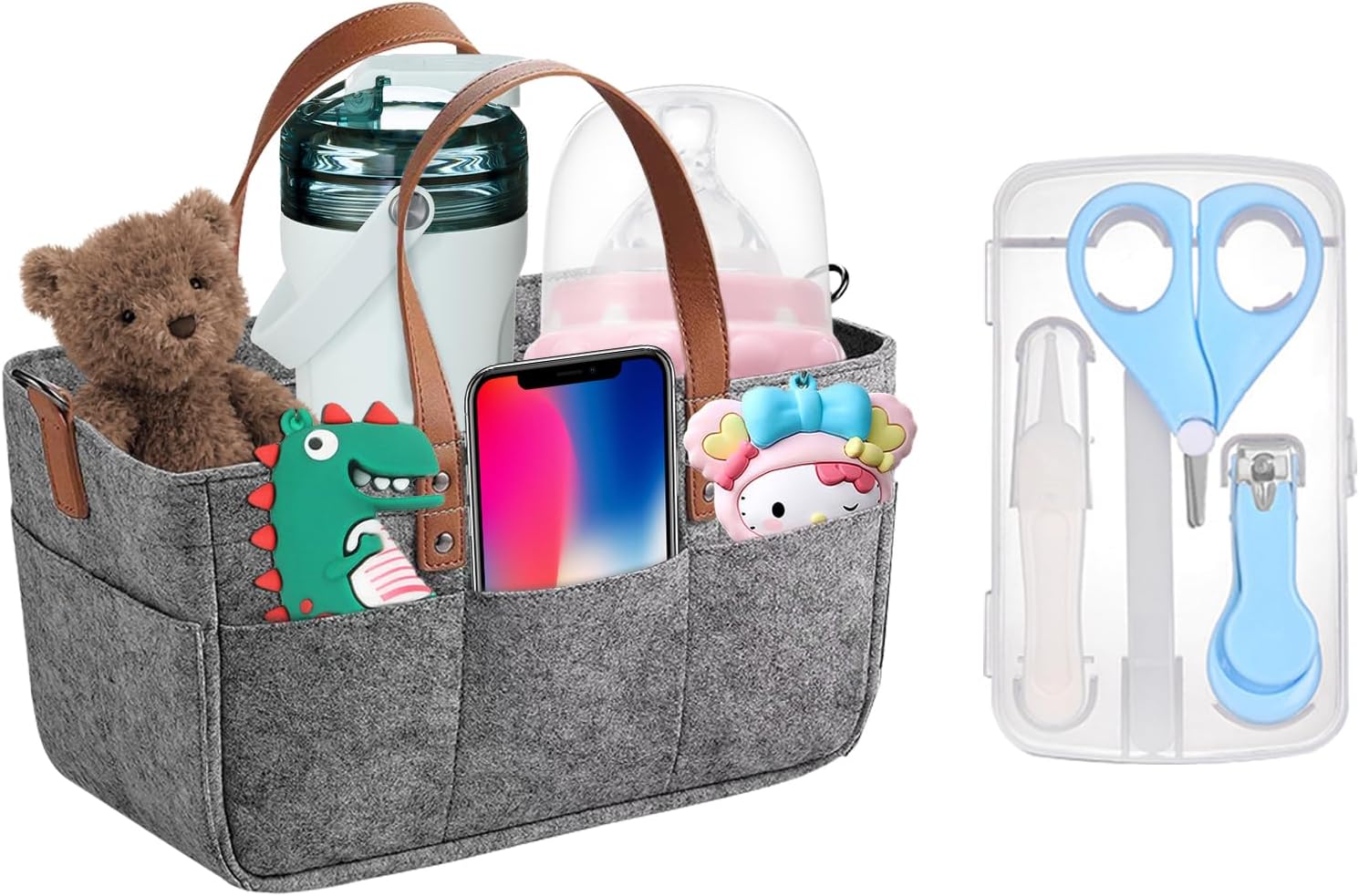 Resszo Nappy Caddy Organiser, Portable Nappy Changing Organiser