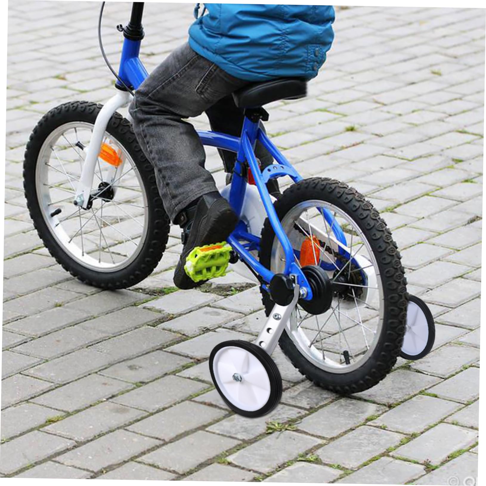Anneome Ruedas De Entrenamiento para Bicicleta Infantil Rueda Trasera Resistente Estabilizador Ajustable para Principiantes Montaje Fácil