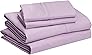 AmazonBasics Light-Weight Microfiber Sheet Set - Queen, Frosted Lavender