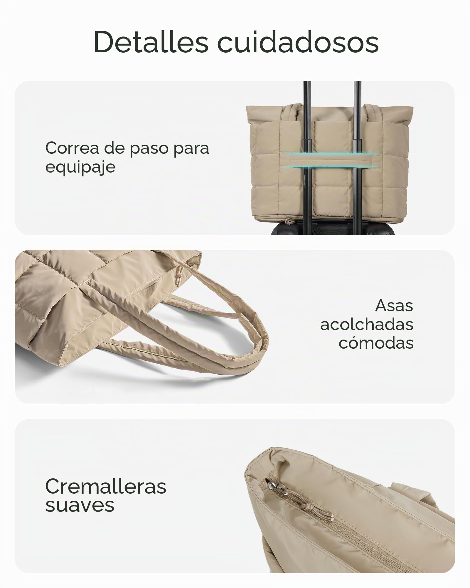 bagsmart Bolso de mano para mujer, grande, ampliable, bolsa de viaje, bolsa de viaje, impermeable, bolsa de clínica, bolsa de deporte, bolsa de mano hinchable, equipaje de mano con cremallera para
