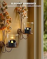 Vista 6 de Homemory - 24 velas de té negras, a pilas, duran más de 200 horas, sin llama, parpadeantes, falsas, eléctricas, LED, para Halloween, fiestas