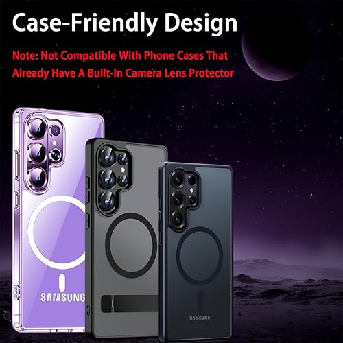 Miniatura 5 de Protector de lente de cámara para Samsung Galaxy S26 Ultra 5G 2026, protector de pantalla de lente de vidrio templado 9H, cubierta de cámara ultra