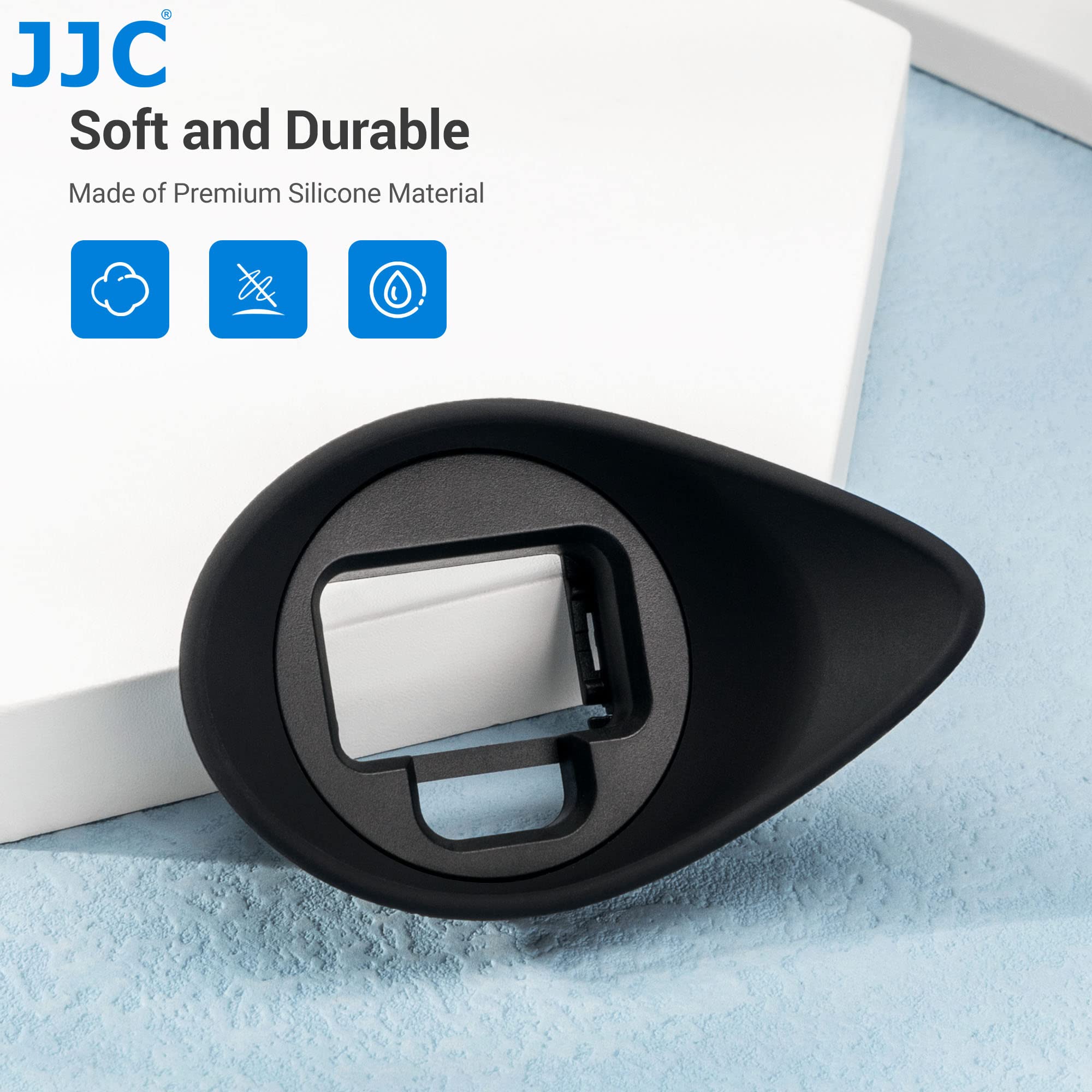 JJC Oculare di forma ovale per Sony Alpha A1, A1II, A7SIII, A7IV, A7RV, ILCE-1, ILCE-1M2, ILCE-7SM3, ILCE-7M4, ILCE-7RM5, con design rotante a 360°